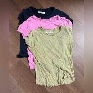 free people cropped baby t - bundle